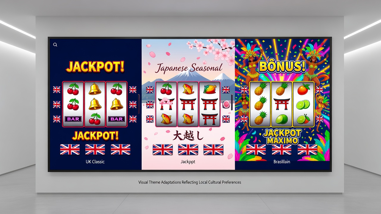 Close-up view of reel symbols adapted with regional cultural motifs in a mobile slot interface