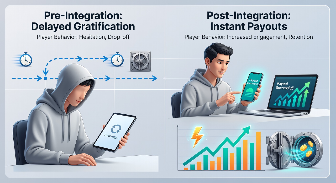 Analytics dashboard displaying player behavior metrics for instant payout table games including session frequency and bet distribution
